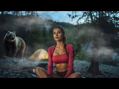 SOLO GIRL Relaxing on Wild Camp Eat, Sleep, ASMR