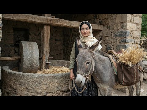 Village Life In Iran: Amazing Bread Baking & Donkey Riding