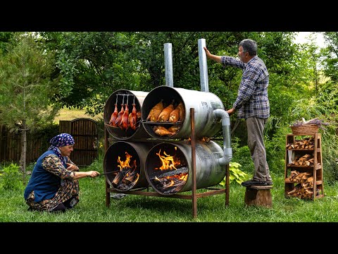 Barrel Smoked Chicken: Traditional Method for Juicy Flavor