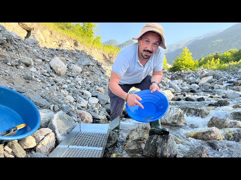 Tarihi Bölgede Derede Altın Eleme Yapıyoruz