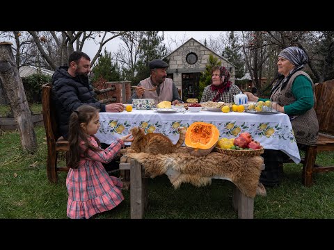 Cooking A Village Breakfast For Family And Neighbors