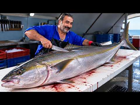 Fish Fillet Amberjack Fish Extreme Speed Record Fish