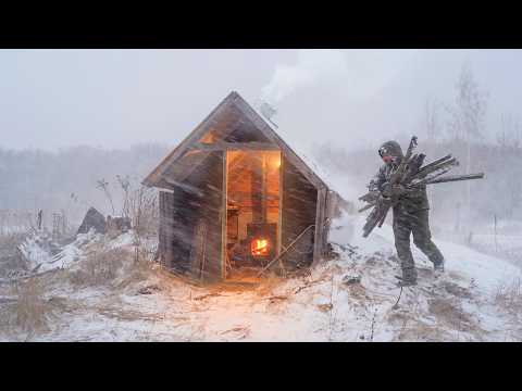 Restoring an Underground Cabin in the Wilderness Start to