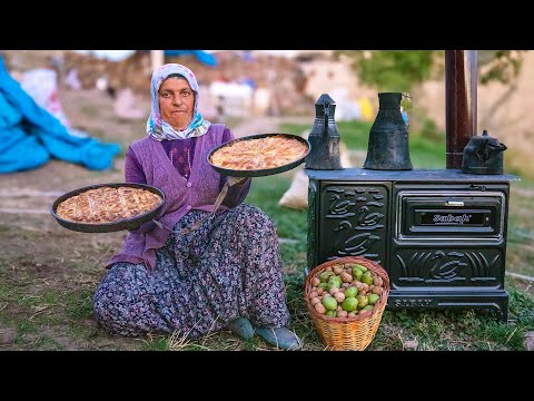 Türklerin Geleneksel Cevizli Baklavası-Köyde Ceviz Toplamak