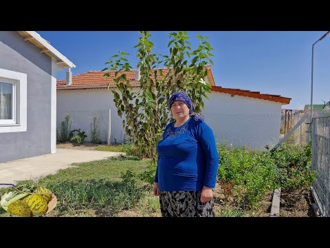 HATİCE HANIMLA BAHÇEDEYİZ KÜÇÜK HASATIMIZ