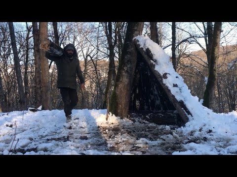 Lost in the Wilderness -12 °C How to NOT Freeze to Death :