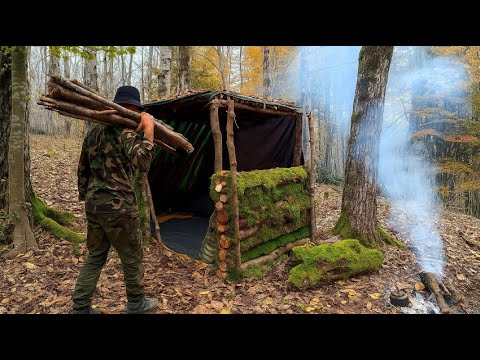48 Hours in the Wild Forest Among Boars – Surviving Alone