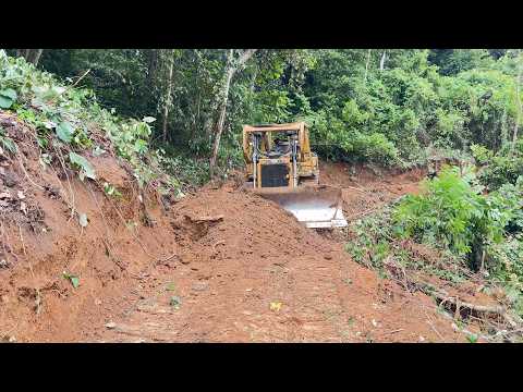 Road Repair Process in the Plantation with a D6R XL