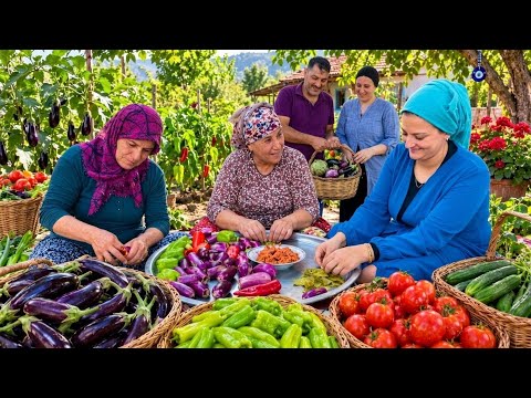 Köy Evimizde Yemek Daveti Odun Ateşinde Kuzu Eti Yemeği