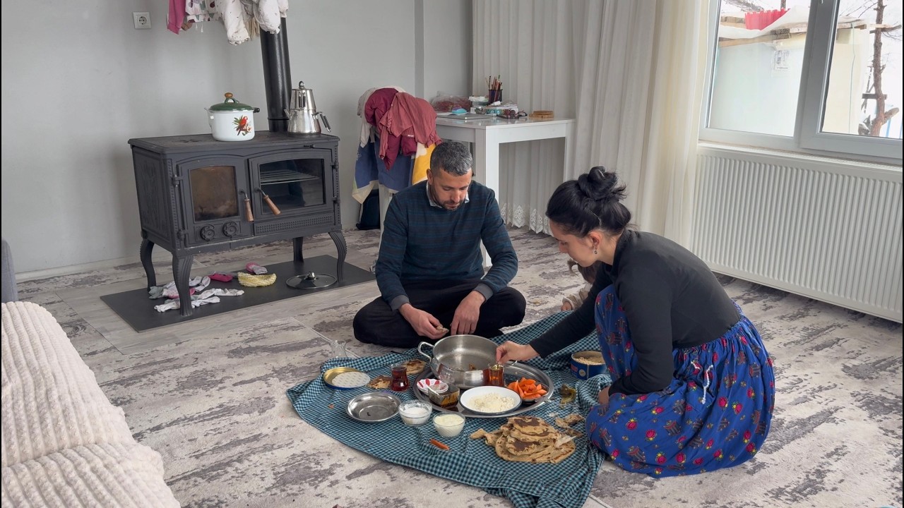 Kışın Zorlu Köy Yaşamı / 4K Belgesel