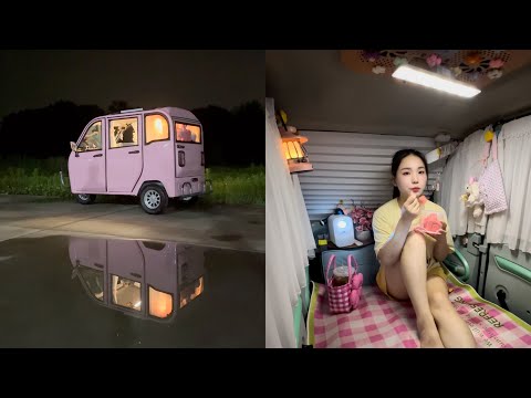 I gave my tricycle a new skin asmr minicar tricycle