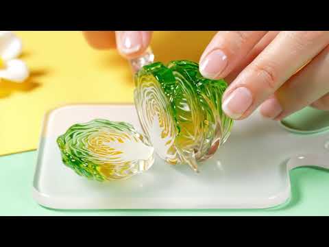 AI ASMR 유리 양배추 토스트 만들기