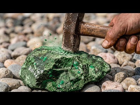 These 6 Dull Green Rocks Could Actually Be Raw Emeralds —