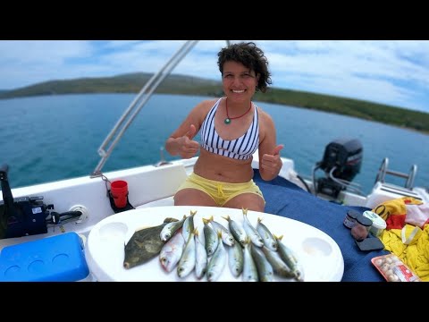 Çeşme Gerence Körfezi'nde Gopez Akını! | Teknede Balık Avı!