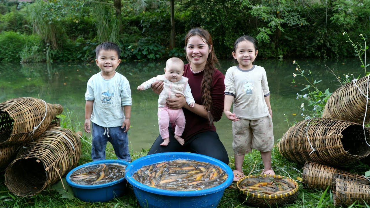 How to trap giant freshwater fish to sell