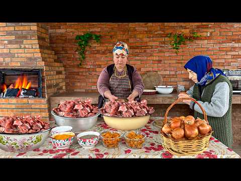 Grandma Rose Cooked 5 Different Pilaf in the Village |