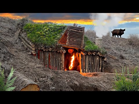 Building of an underground shelter a reliable shelter from