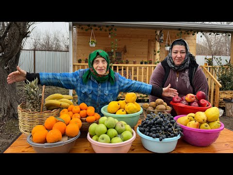 Grandma Rose Make a Mixed Salad With Honey From 10