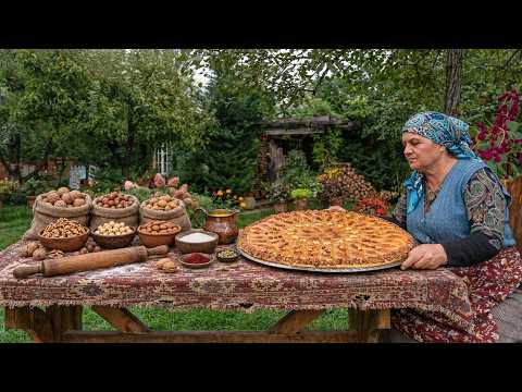 Making Traditional Azerbaijani Baklava with Three Nuts