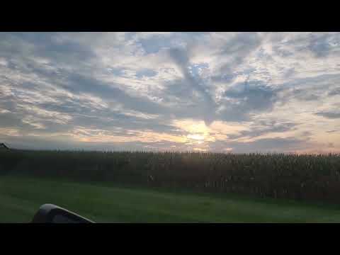 Partial rainbow in clouds Galena, Illinois Sept 25, 2026