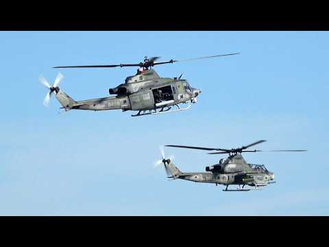 4Kᵁᴴᴰ NATO DAYS 2026 Bell UH-1Y Venom & Bell AH-1Z Viper