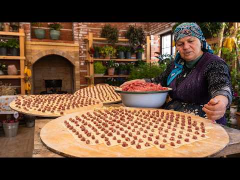 Dushpere – Traditional Azerbaijani Pasta from Village Life