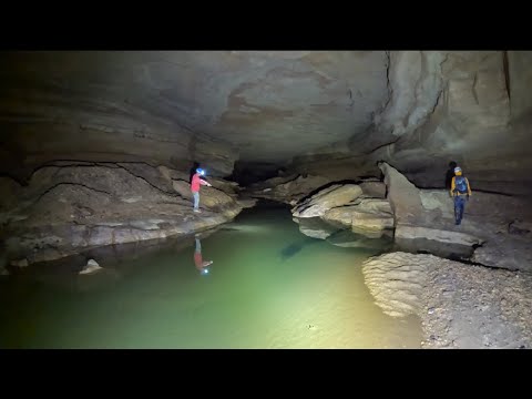 150ft Deep Hole Leads To Secret River Cave