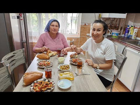 ELİF KIZIMIZLA HATİCE HANIM MUTFAKTA KAHFALTI HAZIRLIĞI