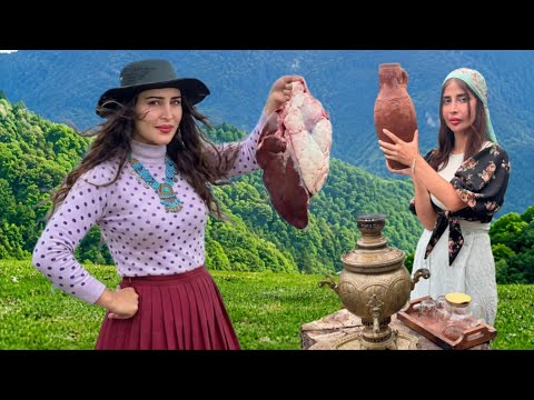 Making Fresh Butter with local Yogurt & Baking Beef Liver