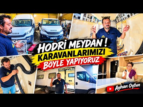 KARAVAN İMALATI BÖYLE OLUR DEDİLER BÜTÜN KAPILARI SONUNA