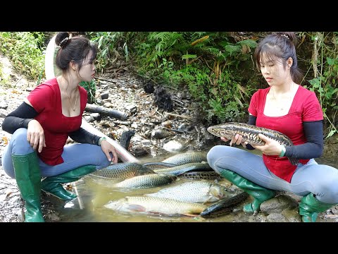 Fishing techniques, Unique fishing, Pumping water outside