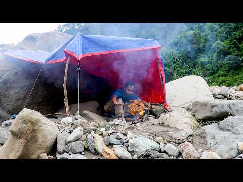 Jungle Survival Full Chicken roasted over a fire on a