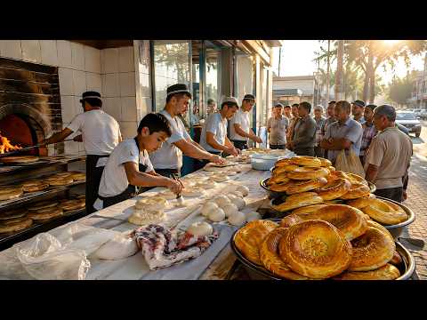 Fresh Bread Every Morning in Uzbekistan ⭐⭐⭐⭐⭐ Young PRO KID