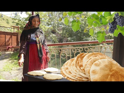 DAGESTAN remote village life. 100 YEARS OLD grandmas