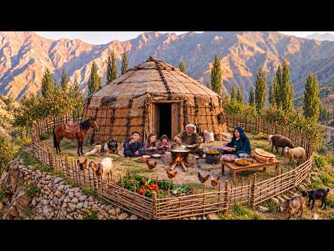 How This Family Lives in an Old Afghan Yurt | Traditional