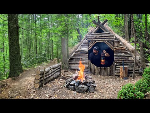 Building of the Forest Shelter Fox Hole