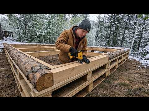 24 months building an off-grid cabin in the beautiful hills