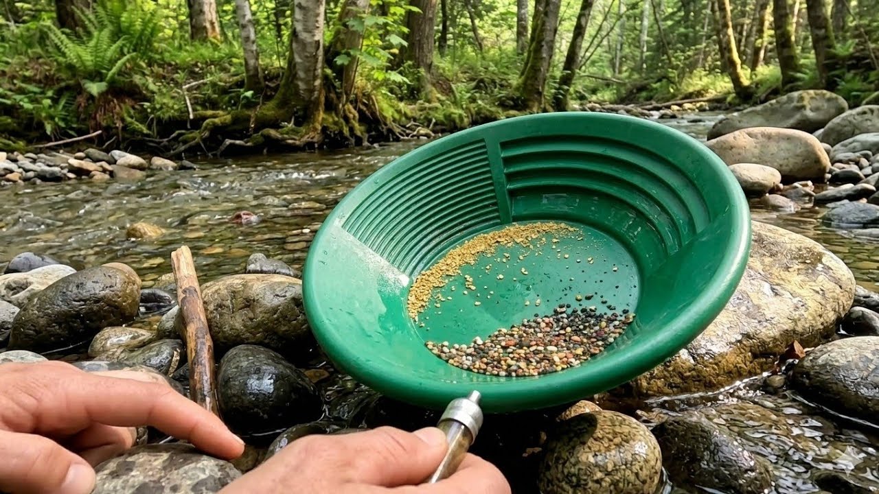 Gold Rush This old creek bed has huge gold reserves