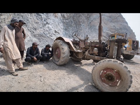 Mountain Mine Emergency: Fixing a Heavy Belarus Tractor