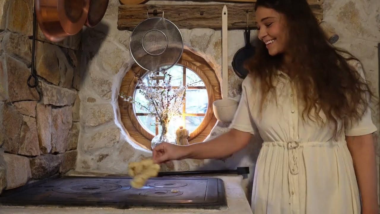 1800s Humble Breakfast Routine at 4 AM ∣ A Rainy Day's