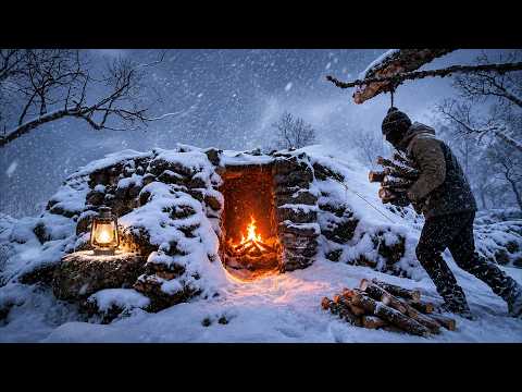 Build a warm home from rocks Battling extreme cold -57°C