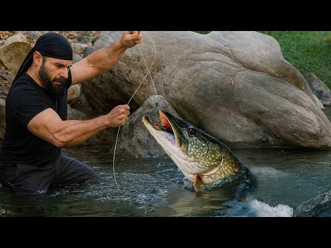 Rampe Uses Interesting Techniques to Catch Fish in Nature