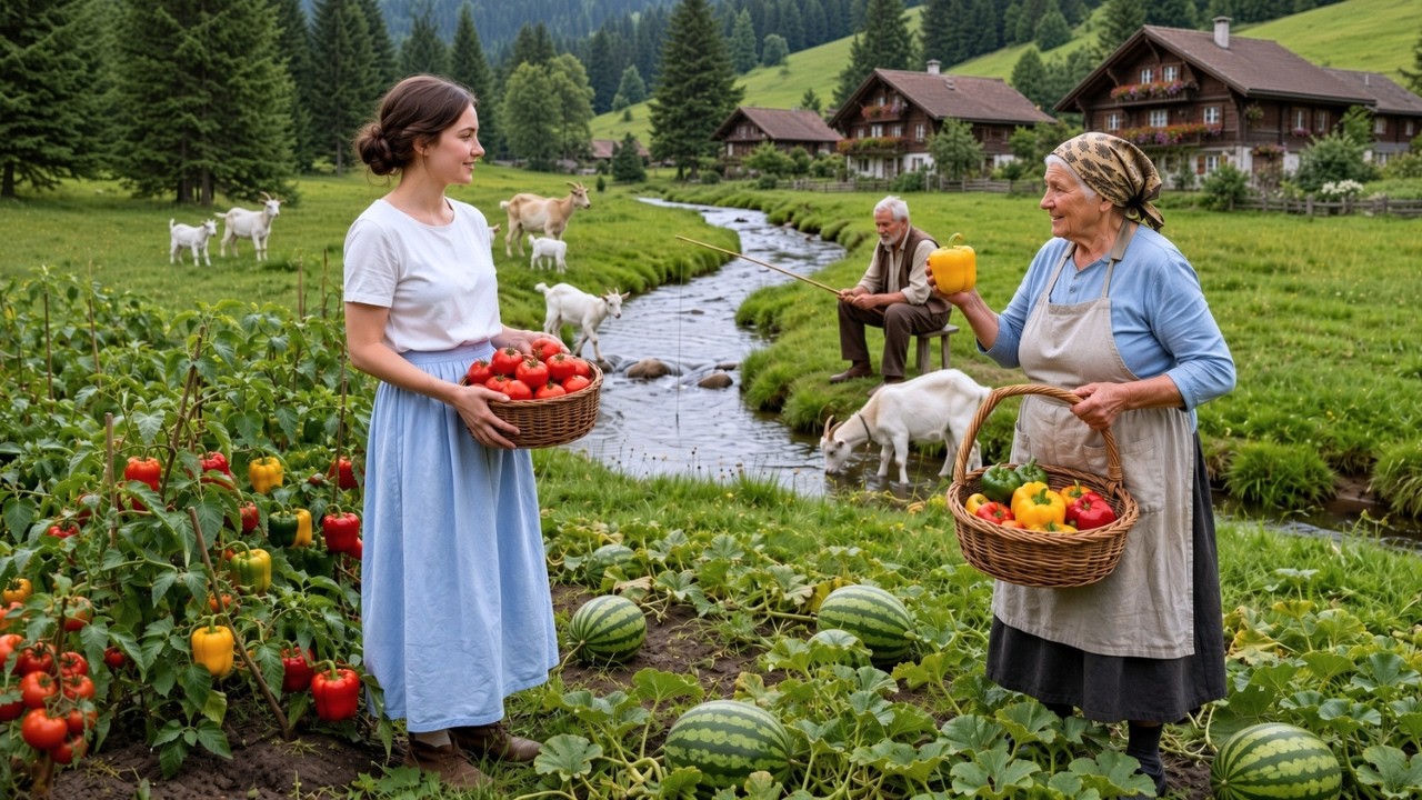Beautiful Countryside Life – Harvesting Fruits and