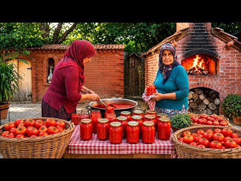 Ablamın Evinde Kış Hazırlığı Geleneksel Köy Yaşamı \