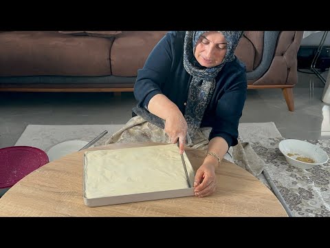 Tül GİBİ İNCECİK‼SPARİŞLERE DEVAM KAT KAT BAKALAVA NASIL
