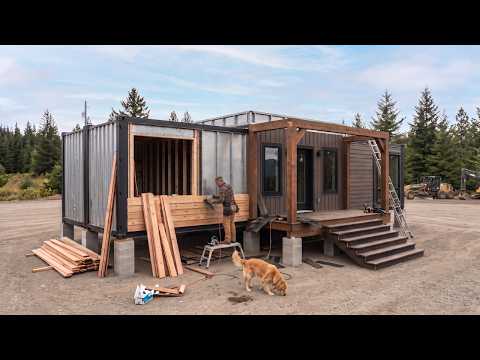 One Man Transforms Shipping Containers Into an Off-Grid