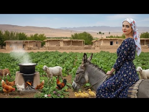 Village Life In Iran: Amazing Cooking & Donkey Riding
