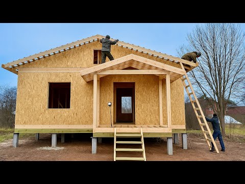 The Cheapest House in 10 Days Full Construction Process