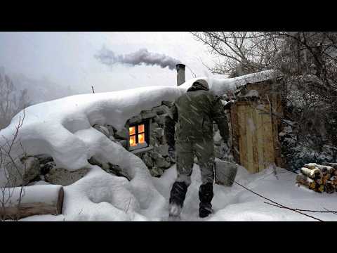 Restoring a Ruined Stone Cabin Weatherproof Shelter