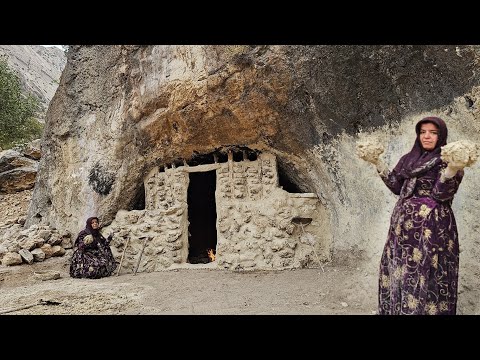 Ancient Wisdom Meets Survival: Nomad Woman's Solo Shelter